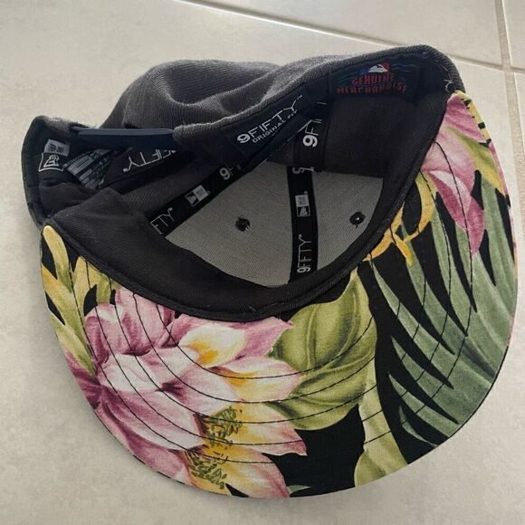 NY New York Yankees Floral Tropical Baseball Hat New Era - Picture 7 of 7